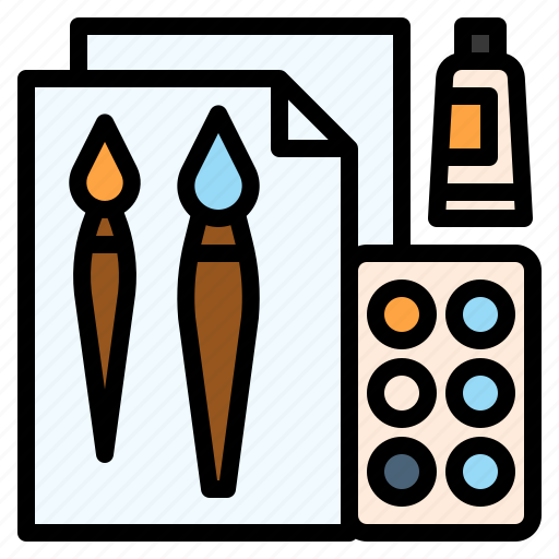Art, artist, drawing, painting, study, watercolor icon - Download on Iconfinder