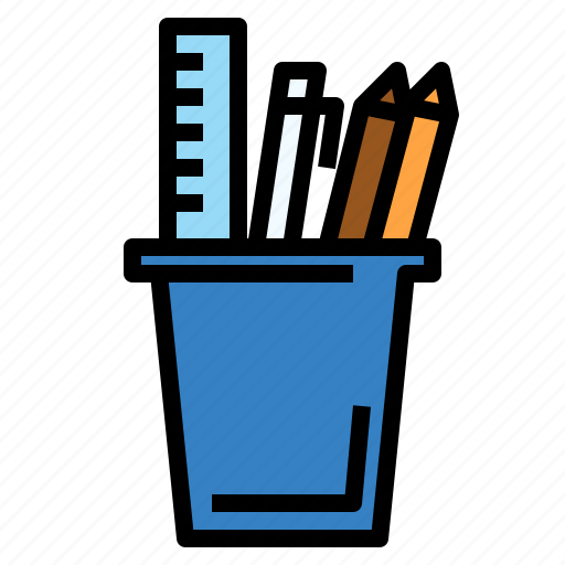 Classroom, objects, pen, pencils, stationary, stationery, study icon - Download on Iconfinder