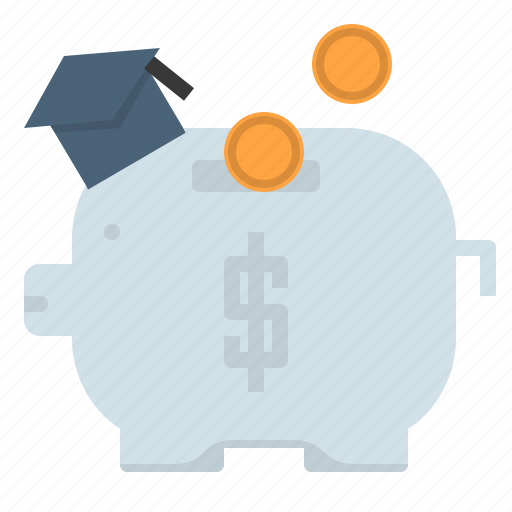 Budget, education, fee, money, piggy, saving, study icon - Download on Iconfinder
