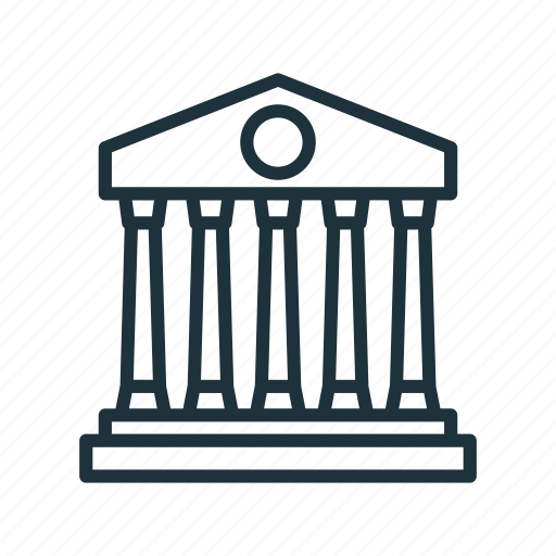 Bank, courthouse, university icon - Download on Iconfinder