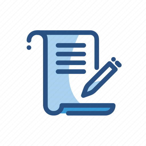 Document, edit, page, paper, write icon - Download on Iconfinder