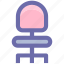 .svg, chair, furniture, office chair, school chair, seat, student chair 