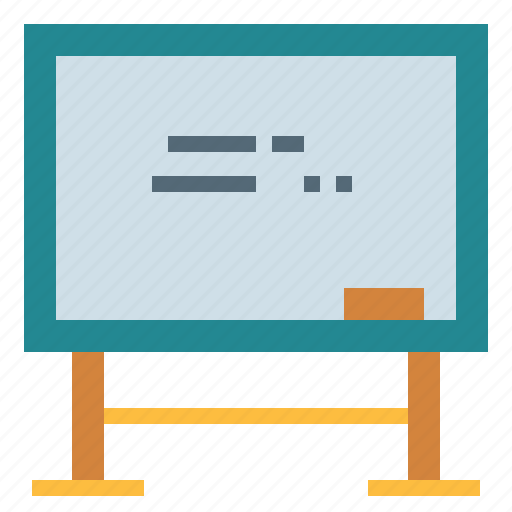 Board, education, studying, teacher, white icon - Download on Iconfinder