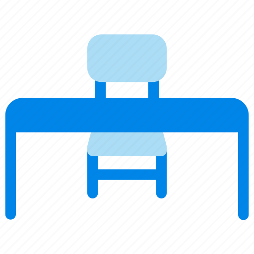 School, study, chair, desk icon - Download on Iconfinder