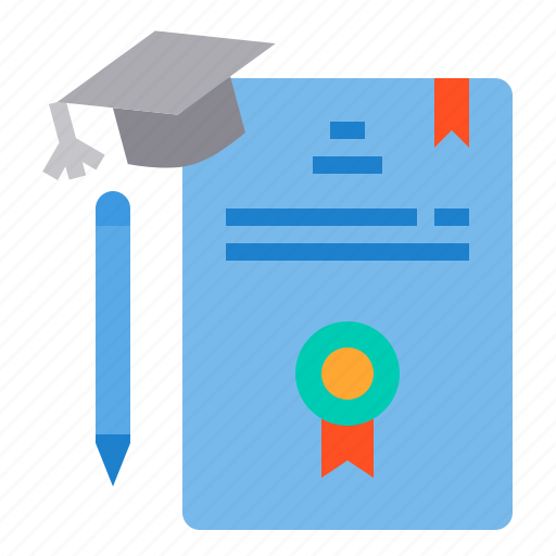 Certificate, education, learning, school, student, study icon - Download on Iconfinder