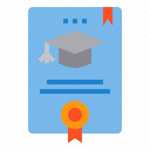 Certificate, education, graduate, learning, school, student, study icon - Download on Iconfinder