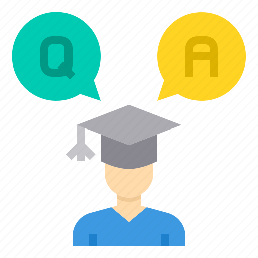 Answer, education, learning, question, school, student, study icon - Download on Iconfinder