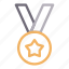 achievement, award, badge, medal, success 