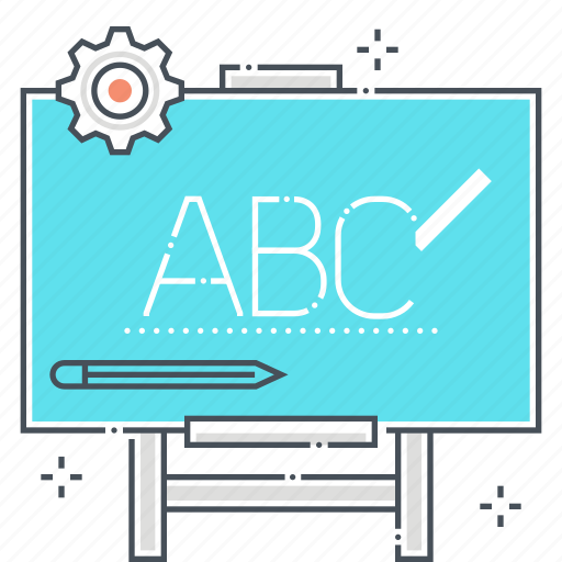 Blackboard, chalk, classroom, learn, seminar, students, teacher icon - Download on Iconfinder