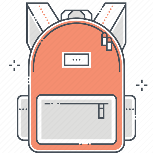 Backpack, bag, carry, lesson, school, student icon - Download on Iconfinder