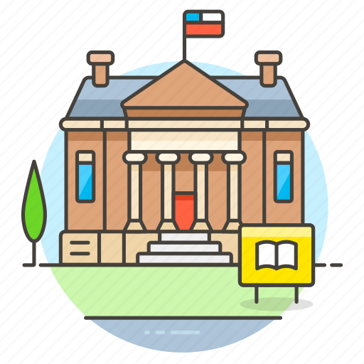 Building, education, high, highschool, institution, instruction, school icon - Download on Iconfinder
