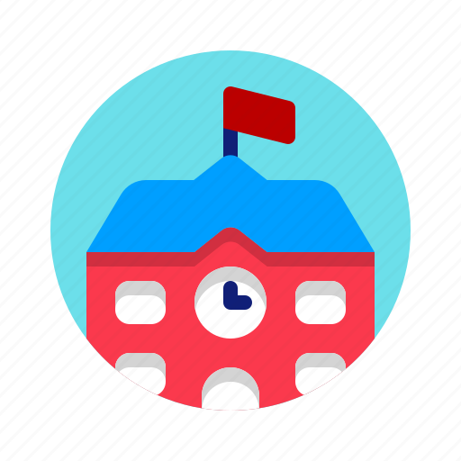 Building, education, school, study icon - Download on Iconfinder