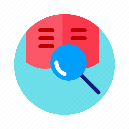 Book, education, school, search, study icon - Download on Iconfinder