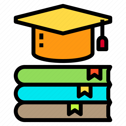 Book, cap, education, graduation icon - Download on Iconfinder