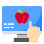 apple, education, hand, monitor 