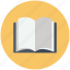 book, bookmark, education, learn, learning icon, open book 