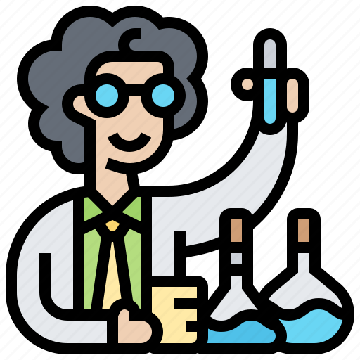 Chemistry, experiment, laboratory, research, scientist icon - Download on Iconfinder