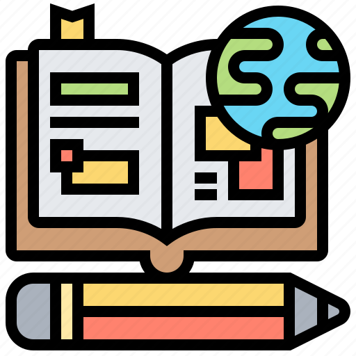 Book, education, geography, international, study icon - Download on Iconfinder