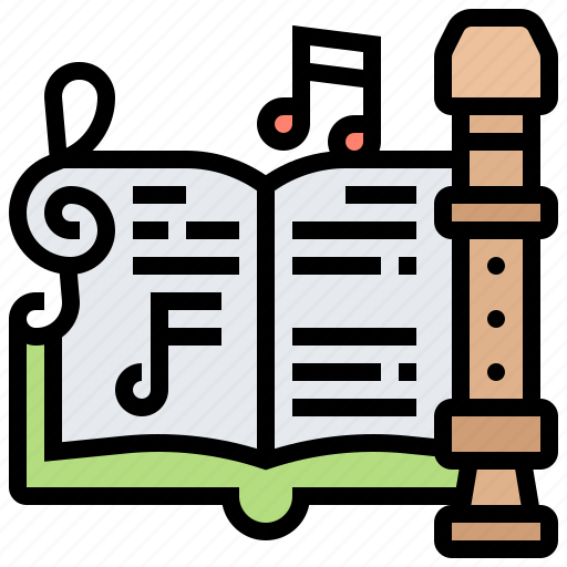 Flute, instrument, learning, music, notes icon - Download on Iconfinder