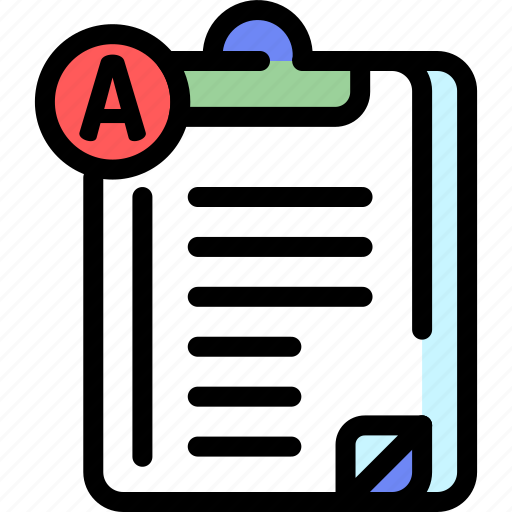 Education, exam, grade, learning, student, study, test icon - Download on Iconfinder