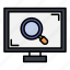 files, find, magnifier, search, zoom 