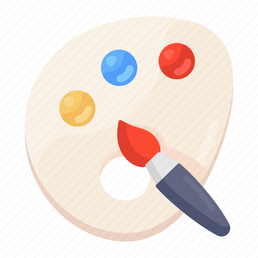 Art, color paints, paint pallette, paint tray, paints, water colors icon - Download on Iconfinder
