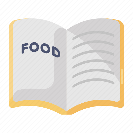 Academic book, book, booklet, food, food book, food chapter, food content icon - Download on Iconfinder