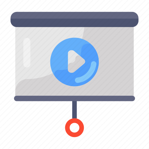 Live streaming, presentation, video, video clip, video presentation, video streaming, visual presentation icon - Download on Iconfinder