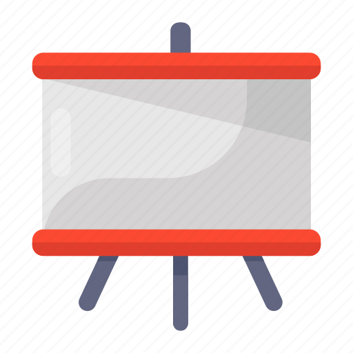 Easel, lecture board, soft board, whiteboard, writing board icon - Download on Iconfinder