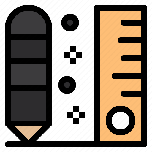 Drafting, draw, pencil, ruler, scale icon - Download on Iconfinder