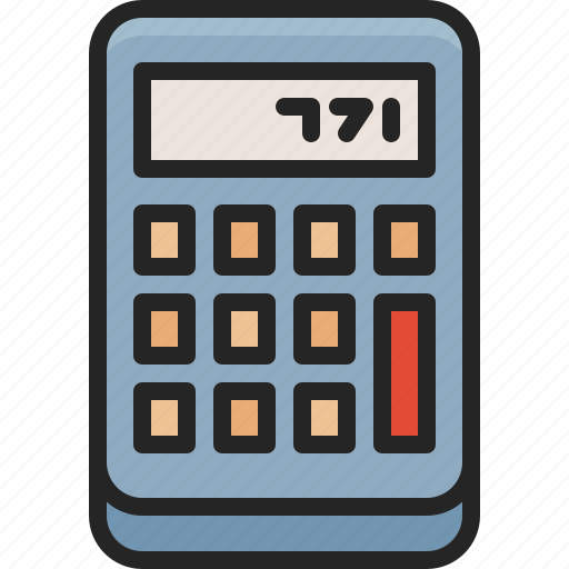 Calculator, student, calculate, maths, office, equipment icon - Download on Iconfinder