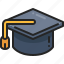mortarboard, hat, cap, education, graduate, academic, university 