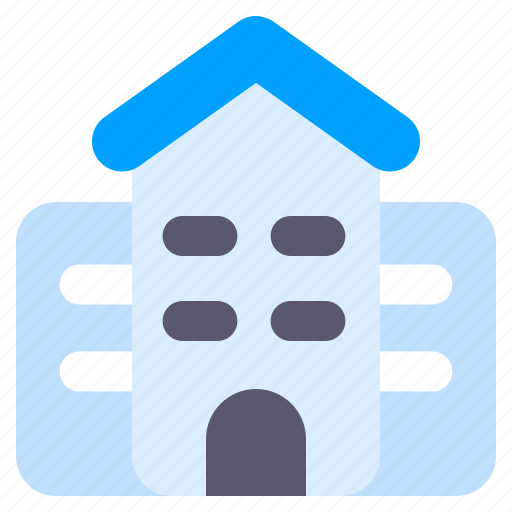 School, building, university, high, academic icon - Download on Iconfinder
