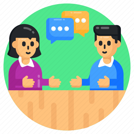 Discussion, talk, chat, conversation, communication icon - Download on Iconfinder
