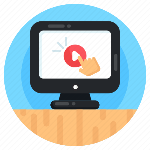 Video study, video training, video tutorial, online studies, online education icon - Download on Iconfinder