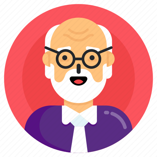 Old man, principal, avatar, school principal, person icon - Download on Iconfinder
