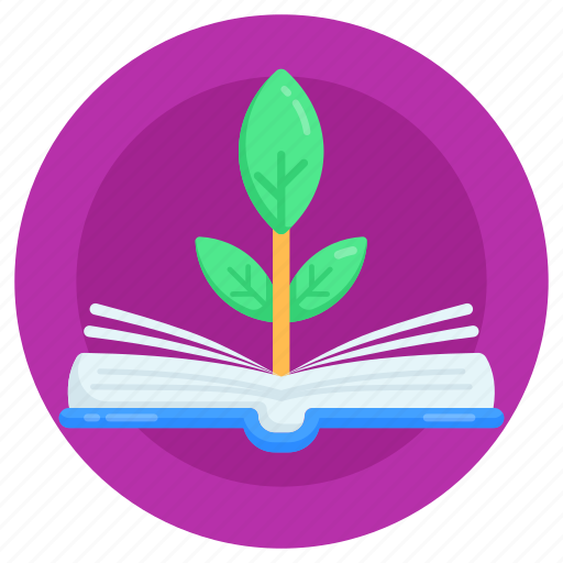 Ecology book, eco book, botany book, eco study, eco education icon - Download on Iconfinder