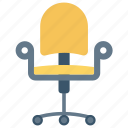 chair, furniture, office, seat icon