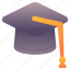 graduation, cap, hat 