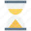 glass, hourglass, loading, time, view icon 