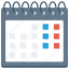 appointment, calendar, checked, date, event, marked icon 