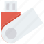 drive, flash, memory, stick, storage, usb icon, • data 