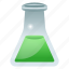 chemical flask, conical flask, flask, lab equipment, glassware 