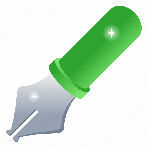 Writing tool, pen, ink pen, pen nib, stationery icon - Download on Iconfinder