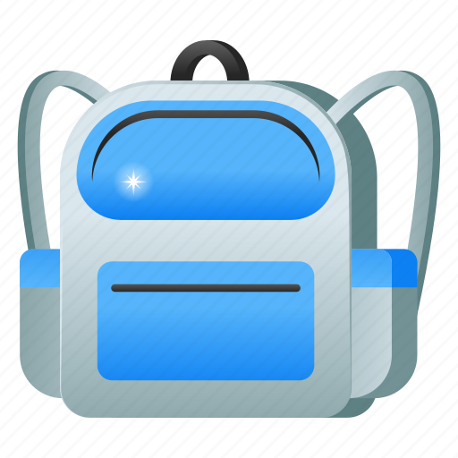 Knapsack, backsack, rucksack, school bag, haversack icon - Download on Iconfinder