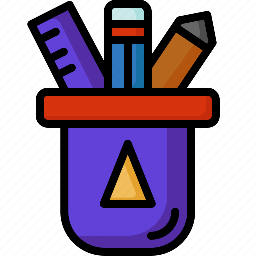 Stationery, pencil, case, office, material, school, education icon - Download on Iconfinder