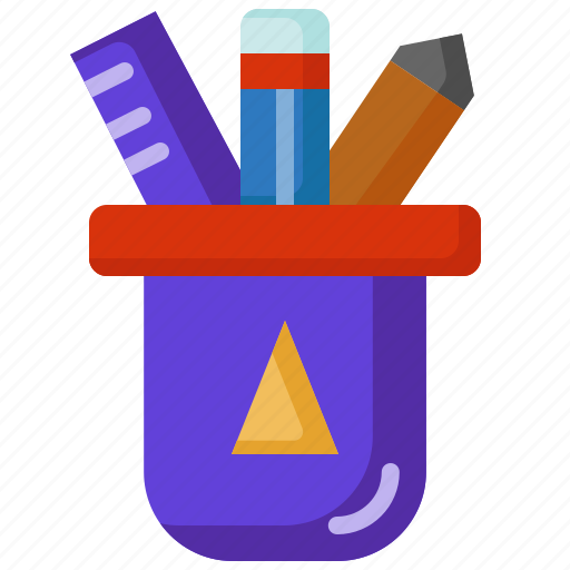 Stationery, pencil, case, office, material, school, education icon - Download on Iconfinder