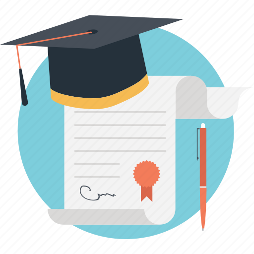 Deed, degree, diploma, graduation certificate, scholars icon - Download on Iconfinder