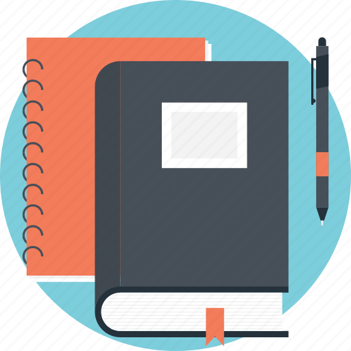 Diary, jotter, notepad, stationery, writing icon - Download on Iconfinder