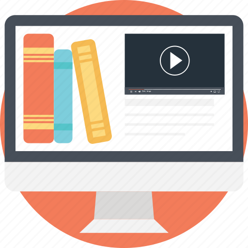 Education technology, online study, video lecture, video lesson, video tutorial icon - Download on Iconfinder